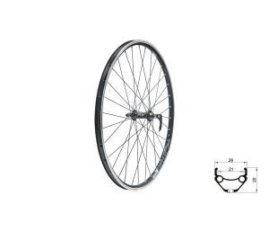 Zapleten koleso predn KLS DRAFT F, 26", black