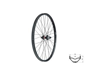 Zapleten koleso zadn KLS VALOR DSC R, 27,5", black