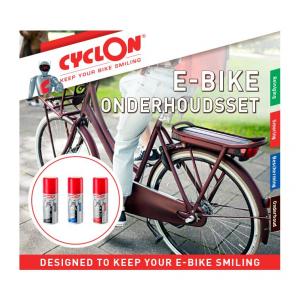 Sada prpravkov na drbu elektrobicyklov Cyclon Bike Care E-BIKE COLLECTION BOX