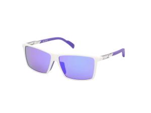 ADIDAS Slnen okuliare ADIDAS Sport SP0058 - White / Gradient Or Mirror Violet  2022 Whit