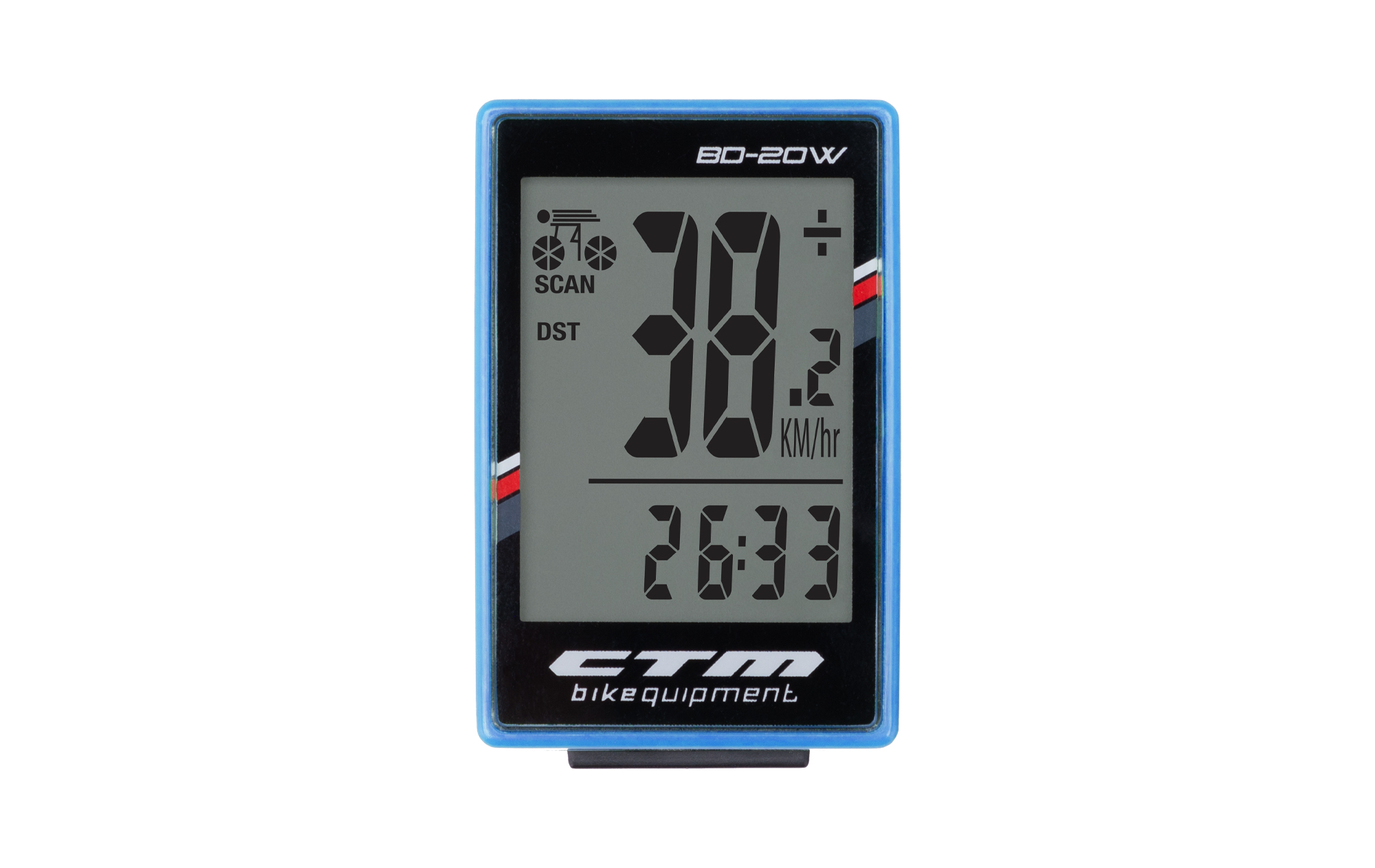 Cyklopočítač CTM, BD-20W, modrý