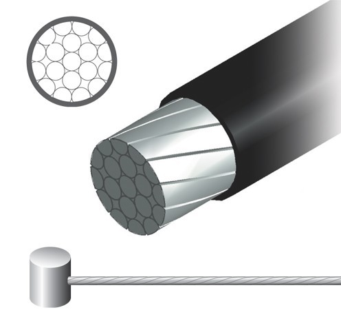 8009852-6; 1,5x1700mm, lanko brzdové teflon. MTB