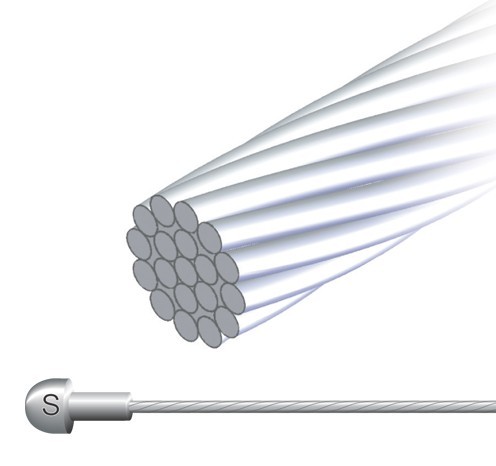 CTM BWC5004 - 1,6x2000mm, lanko brzdové nerez.cestné