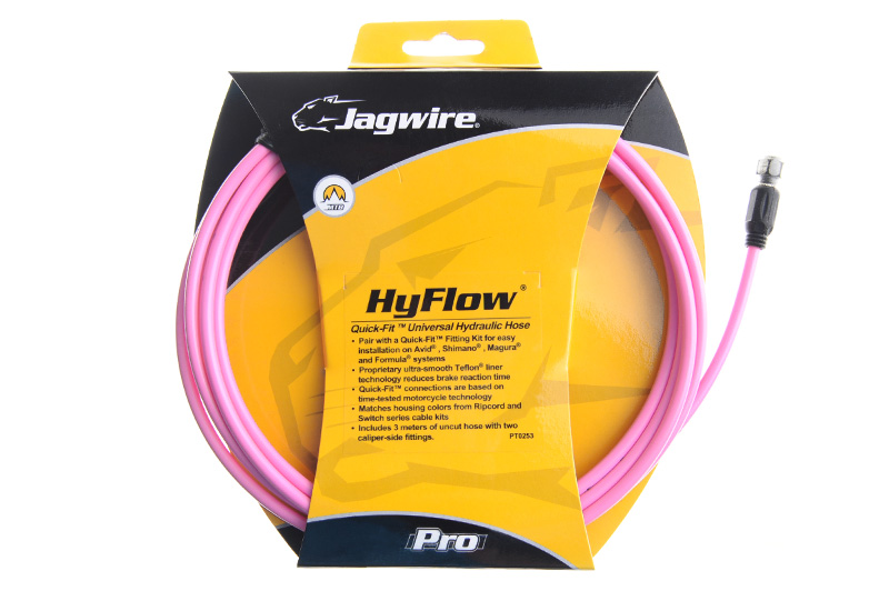 HBK407, hydraulická hadička Quick-Fit, ružová