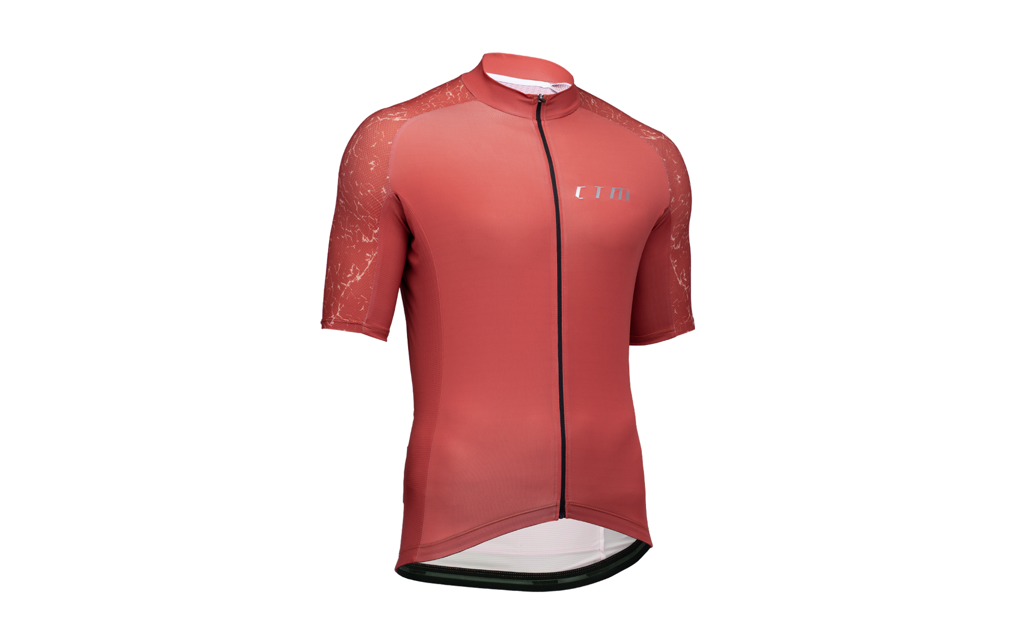 Dres CTM ROAK , na zips, tehlová červená, S