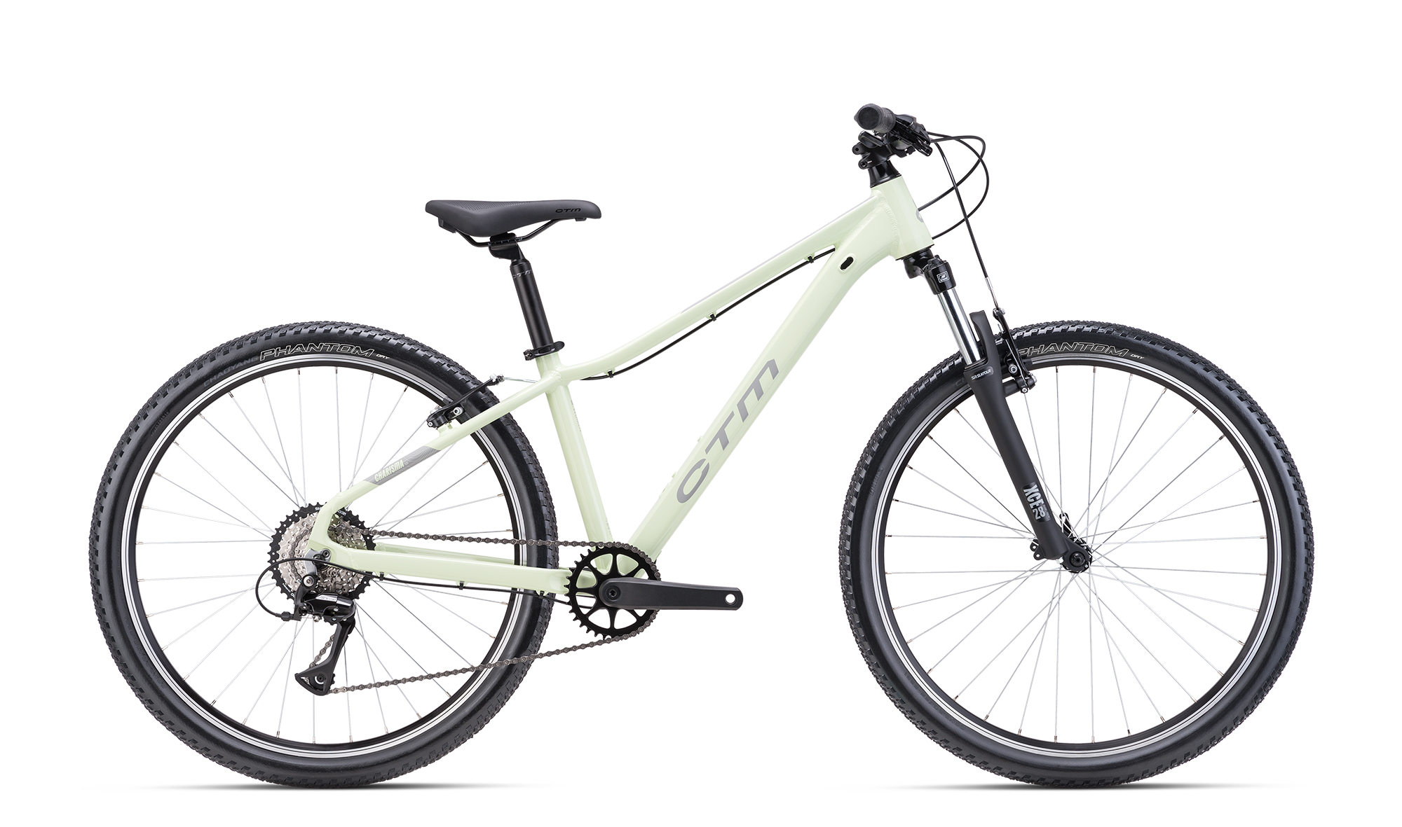 CTM CHARISMA 1.0 27,5 - pastelová zelená / sivá XS 2025 (130-145cm)