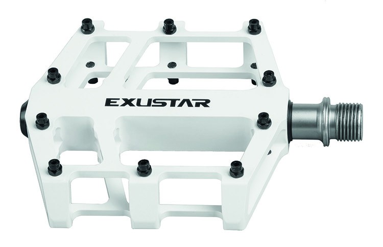 Pedále BMX EXUSTAR, biele
