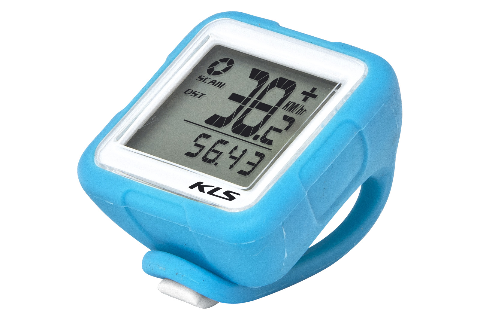 Cyklopočítač KLS REFLEX s bezdrôtovým systémom sky blue