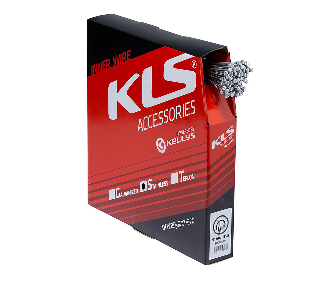 Lanko brzdové KLS MTB zadné 200cm, nerezové, 1ks