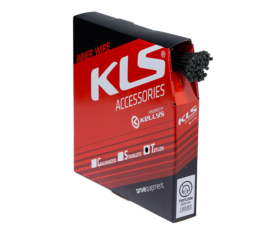 Lanko brzdové KLS MTB zadné 200cm, box 100 ks, teflon