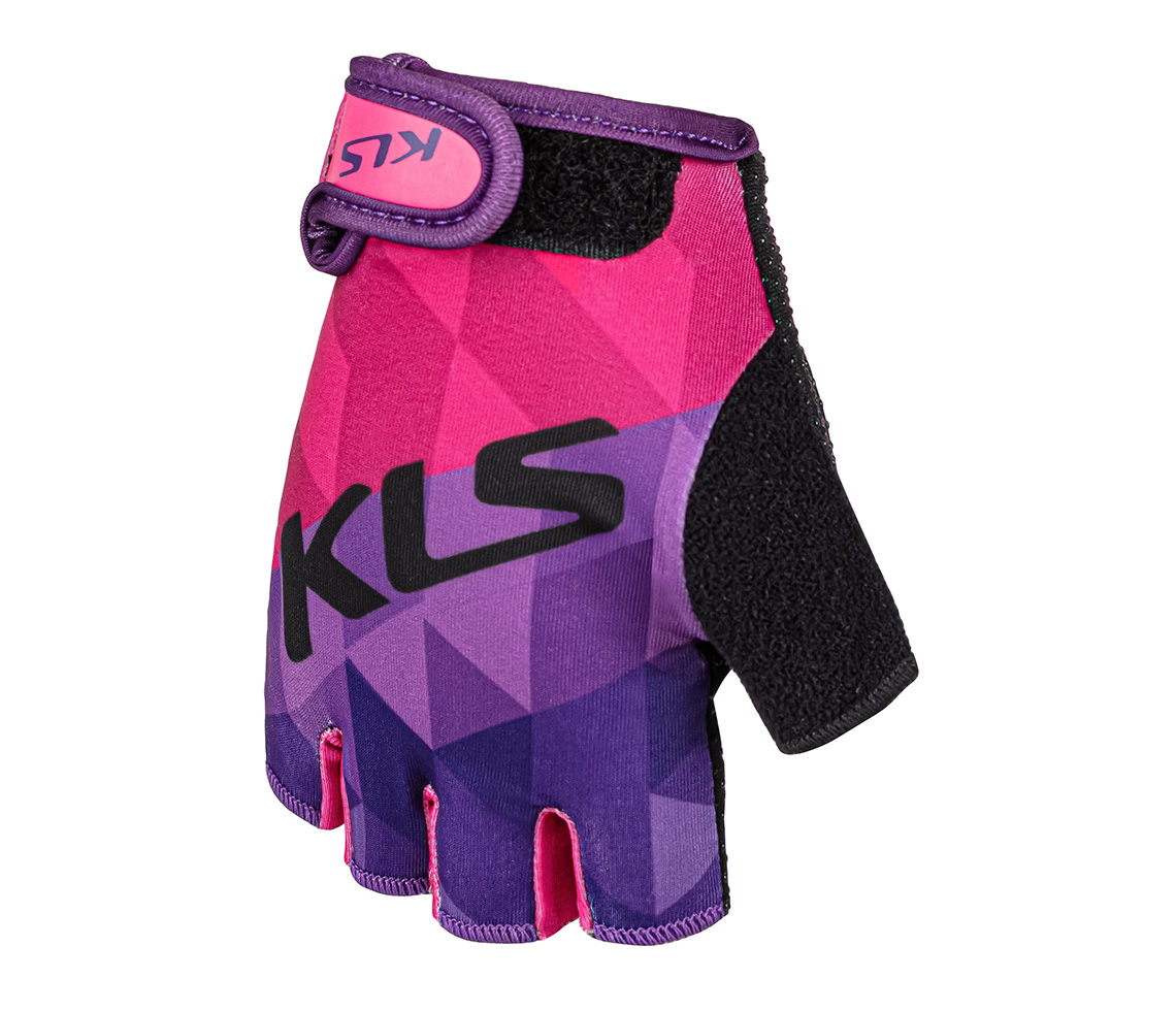 Juniorské rukavice KLS YOGI short, purple, L