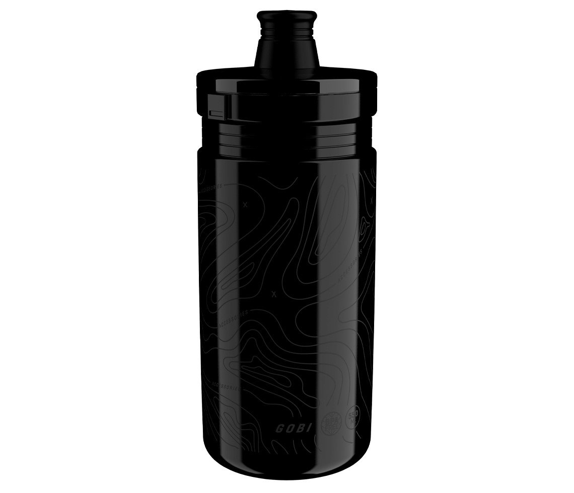 Fľaša GOBI 025 Matt Black 0,55l