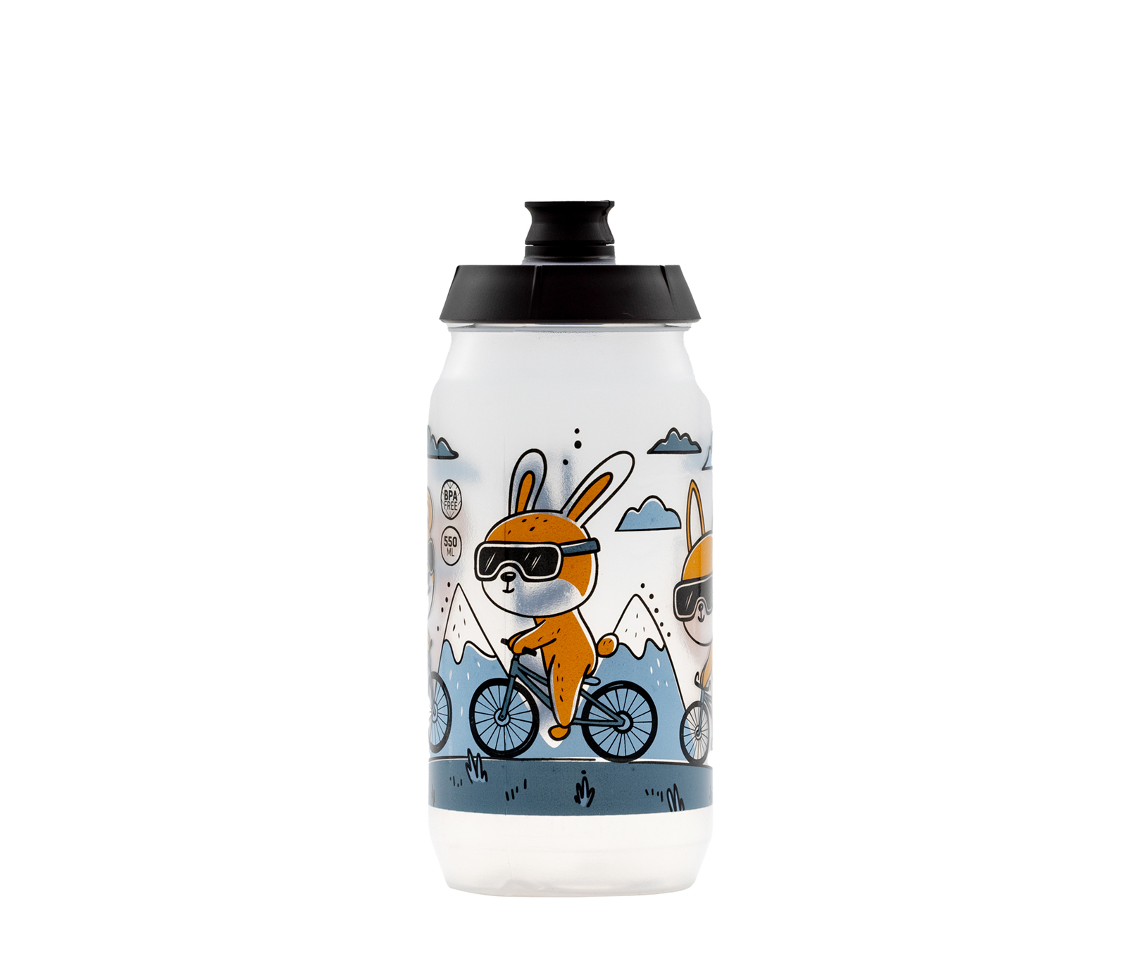 Fľaša KLS KOLIBRI Transparent Kids 550ml