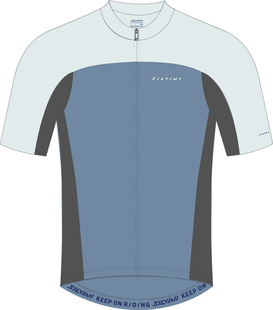 Silvini pánsky cyklo dres Stelvio MD1604 cloud/blue XXL