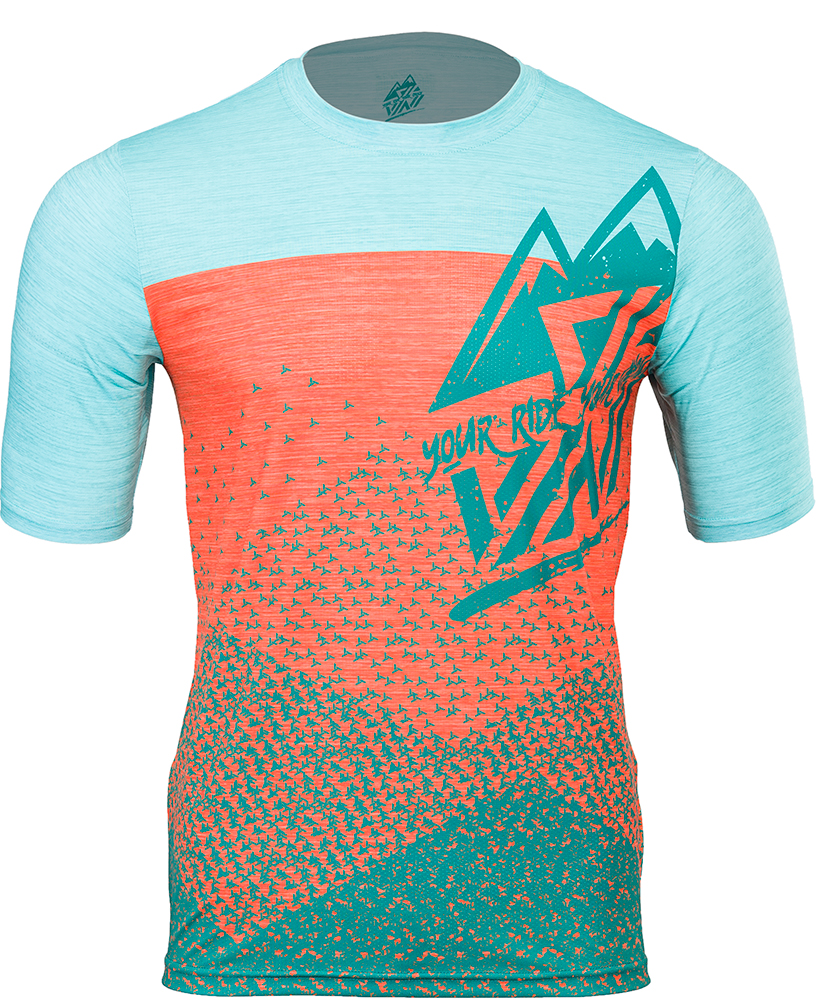 Silvini pánsky enduro dres Denno MD1803 ocean/orange XL