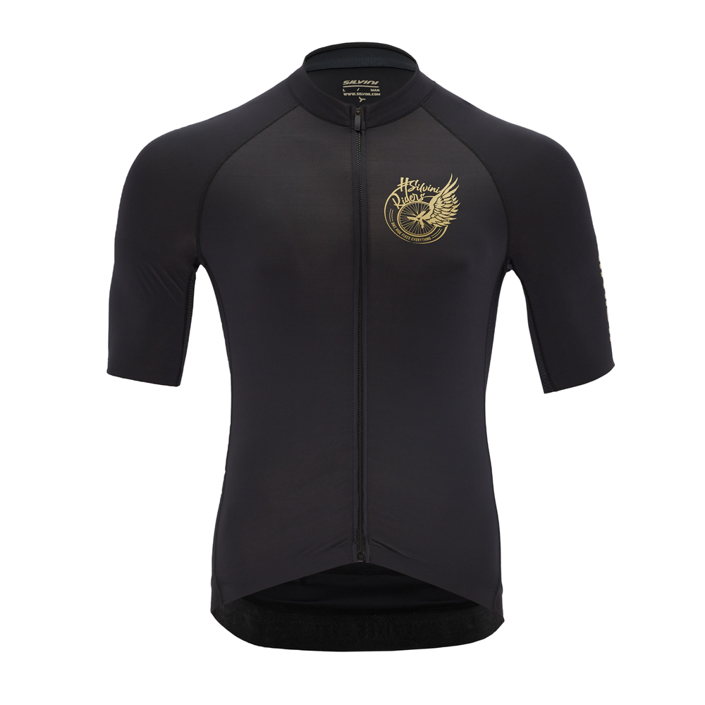 Silvini pánsky cyklo dres Mottolino MD2206 black/gold M