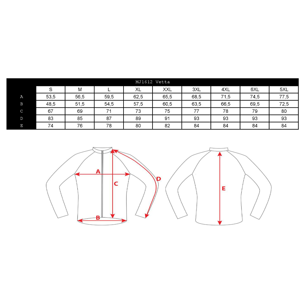 Silvini pánska vetruodolná bunda Vetta MJ1612 red/cloud S