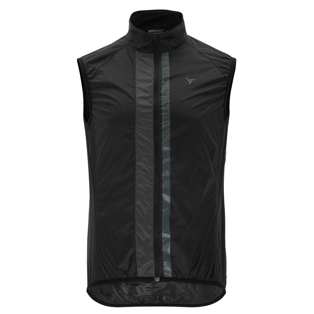 Silvini pánska cyklo vesta Garcio MJ2232 charcoal L