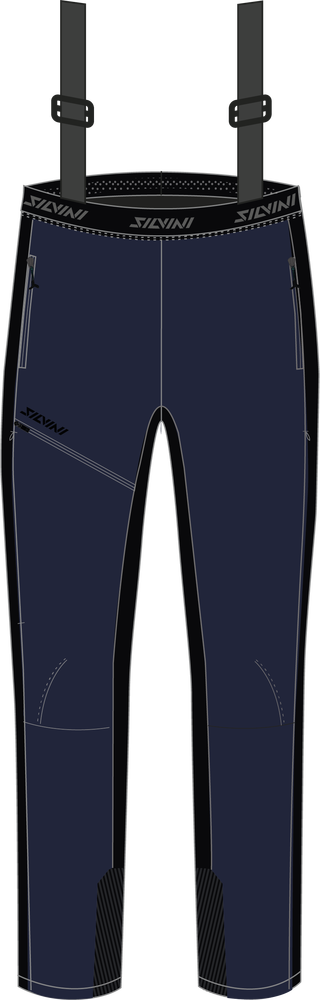 Silvini pánske nohavice Alzaro MP1702 navy/black S