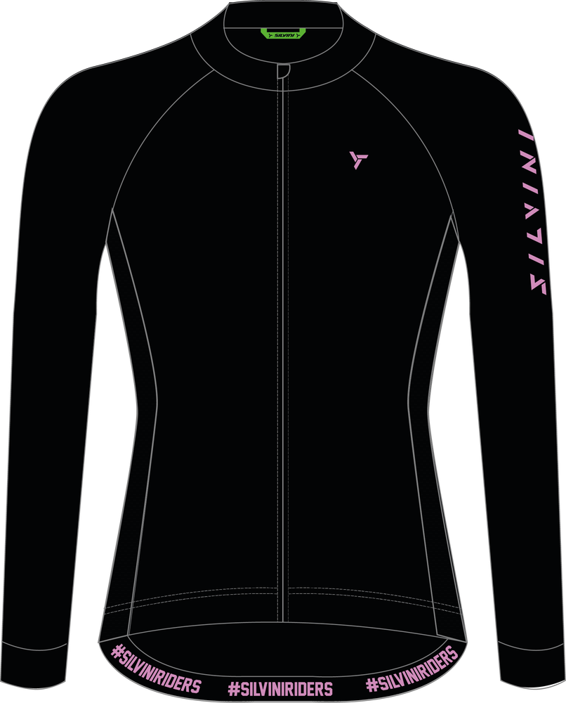 Silvini dámsky cyklo dres Leverona WD2211 black/blush L