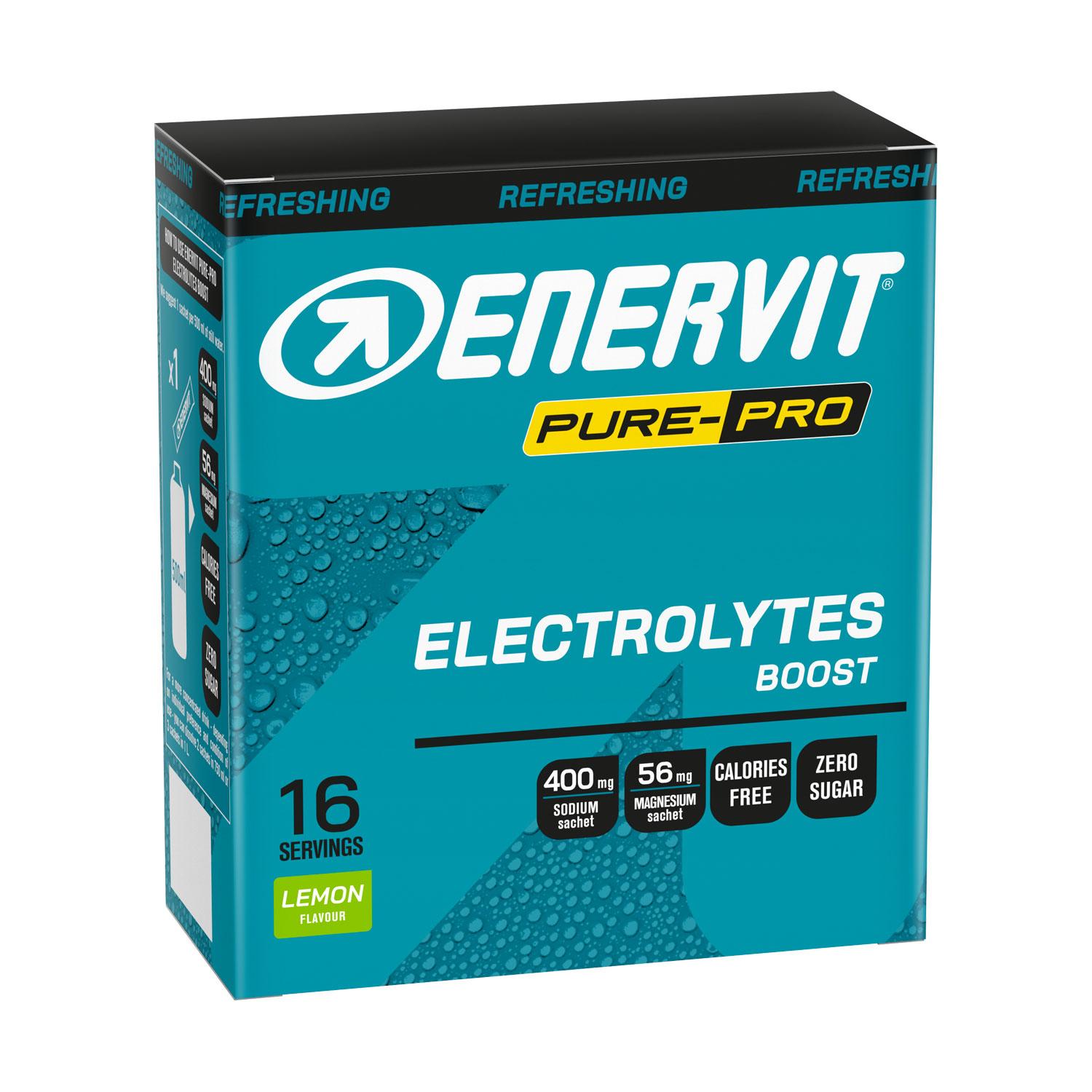 ENERVIT Nápoj Electrolytes Boost 16x4g Citrón