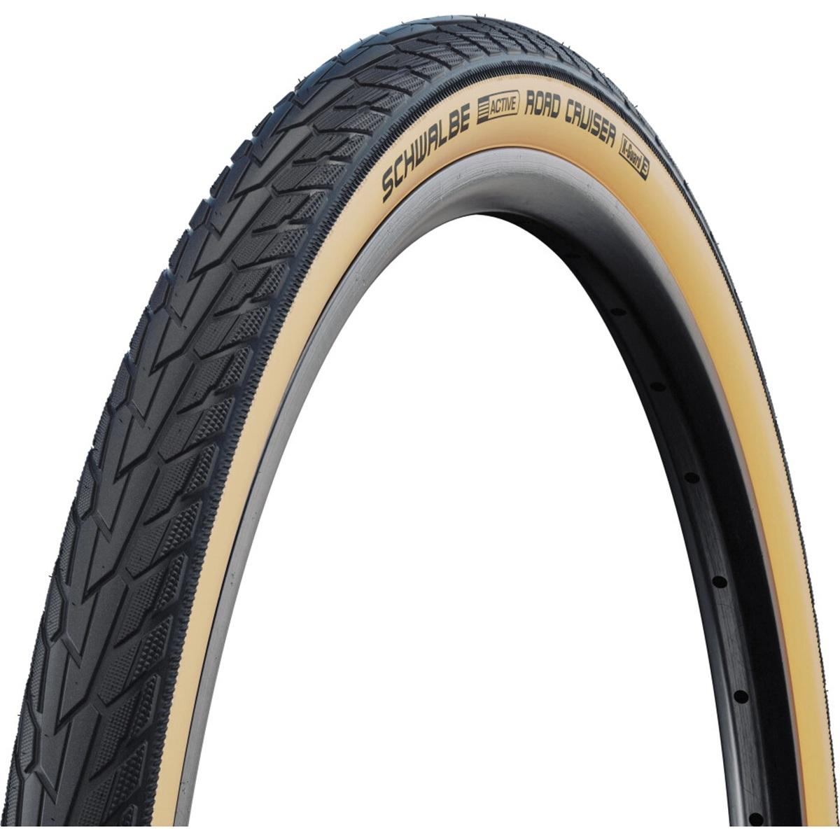 SCHWALBE Plášť ROAD CRUISER  27x1 1/4 (28/32-630) 50EPI K-Guard TwinSkin 550g Gumwall