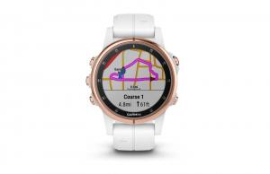 Garmin fnix 5S Plus Sapphire Rose Gold + White Band