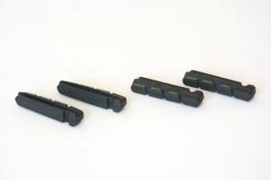 Brzdové gumičky Extend RACEPRO EBS-PRO carbon 01V, green, cartridge
