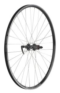 Koleso DEMA Standard 27,5" MTB ierne + GBS zadn kazetov s rchloupnaom