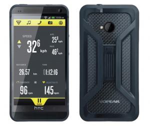 Púzdro s držiakom Topeak RIDE CASE (New HTC One ) čierne
