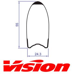 Rfik VISION Metron 55SL Tubular zadn, 21 dier