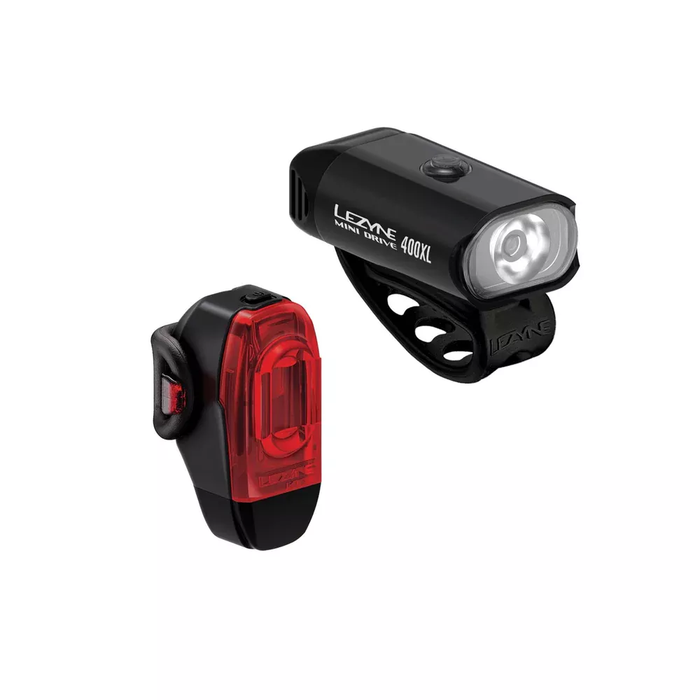 Lezyne set svetiel MINI DRIVE 400XL & KTV DRIVE+