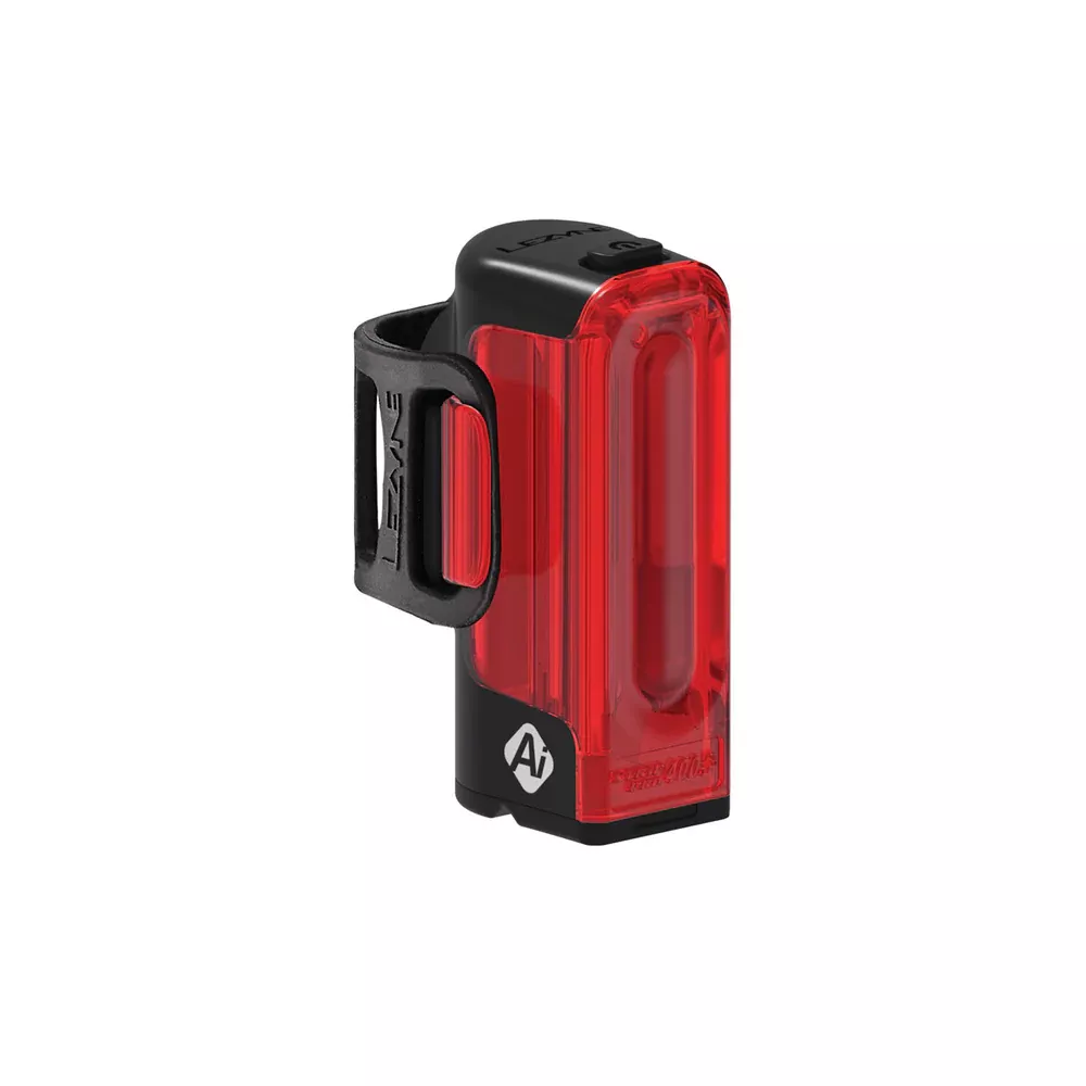 LEZYNE Zadn svetlo STRIP PRO Ai ALERT 400+