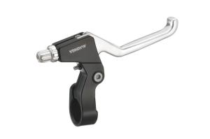 Brzdov� p��ky Alhonga, �ierna/strieborn�, dural, 3-prsty