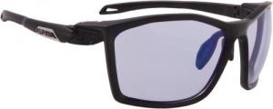 ALPINA Cyklistick okuliare TWIST FIVE VLM+ ierne matn skl: Varioflex S1-3 ierne, fogs