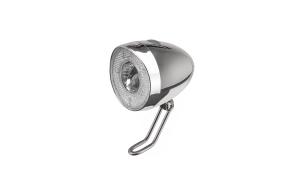 Osvetlenie predn� CTM Retro I,1LED, bat�riov�, strieborn�