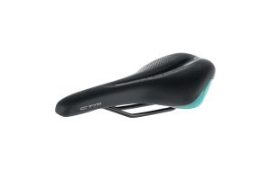 Sedlo CTM Charisma, ierna/tyrkysov