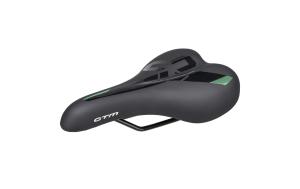 Sedlo CTM Twister, ierna/olivov