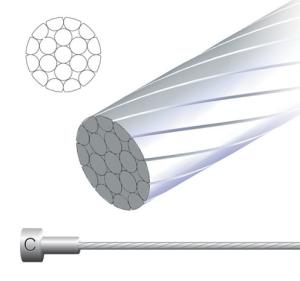 8009850-4; 1,5x1700mm, lanko brzdov� nerez.cestn�, campagnolo