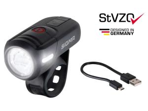 SIGMA Svetlo predn AURA 45 USB 45 Lux