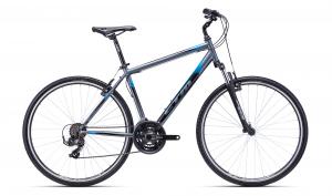 CTM STREEM 2022 tmav siv / modr XL (21")