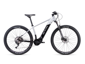 CTM PULZE Xpert - ierna / strieborn 630Wh XL (21") 2023 (185-205cm)