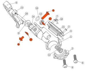 Extend �ap brzdovej p�ky (hydr.brzda )