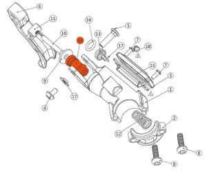 Extend piest p��ky (hydr.brzda )