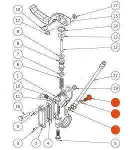 Extend banjo skrutka s tesnen�m (hydr.brzda )