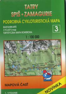 Cykloturistick� mapa Tatry, Spi�, Zamagurie 3