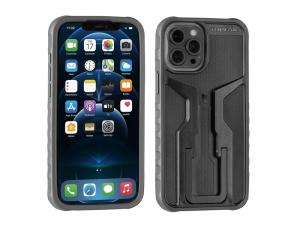 Topeak puzdro RIDE CASE (iPhone 12 Pro Max) �ierno-�ed� (bez dr�iaku)