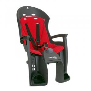 Detská sedačka na nosič Hamax SIESTA šedo-červená