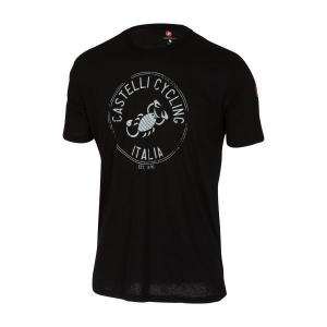 Pánske tričko s krátkym rukávom, Castelli 16065 ARMANDO, 099 čierna, XL
