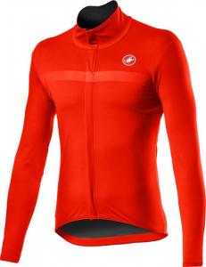 Pnska cyklistick bunda Castelli 20511 GOCCIA 656 erveno oranov 3XL